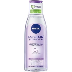 Изображение товара Мицеллярная вода NIVEA MicellAIR Дыхание кожи для чувствительной кожи 200 мл