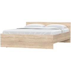 Изображение товара Кровать НК-МЕБЕЛЬ STERN 160х200 Дуб Сонома для спальни