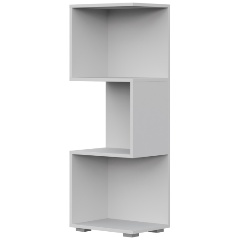 Изображение товара Стеллаж НК-МЕБЕЛЬ QUANT СТ-1 Белый - модульное современное решение для хранения
