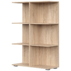 Изображение товара Стеллаж НК-МЕБЕЛЬ QUANT СТ-2 Дуб Сонома модульный стильный