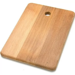 Изображение товара Доска разделочная ХОЗЯЮШКА 30х22 см, прямоугольная, малая, бук (01-2)