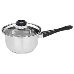 Изображение товара Ковш Стрейтон 16х9,5 см нержавеющая сталь с крышкой для индукционных плит