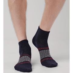 Изображение товара Мужские носки CLEVER К6524Л с полосками, хлопок полиамид эластан, синий