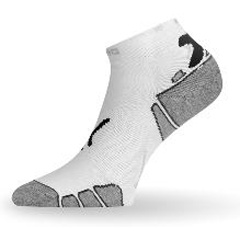 Изображение товара Носки LASTING RUN 009 белый с черной полоской, размер 46-49 (XL)