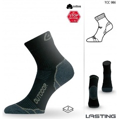 Изображение товара Носки Lasting TCC 986, cotton0polypropylene, черный, размер S , TCC986S