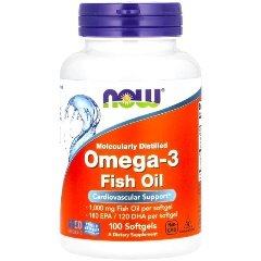 Изображение товара БАД NOW FOODS NOW Omega-3 1000 мг 100 капс