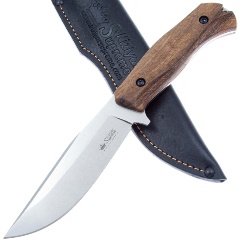 Изображение товара Нож с фиксированным клинком Kizlyar Supreme Atlantis AUS10Co Stonewash, ножны кожа