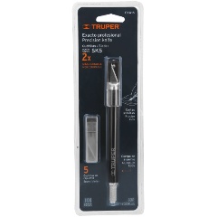 Изображение товара Нож декоратора TRUPER EXA-6 5 лезвий из стали SK-4 и алюминиевым корпусом