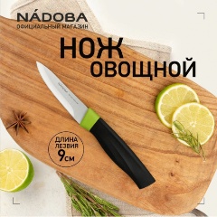 Изображение товара Нож для овощей NADOBA серия OLIVIA, 9см (724518)