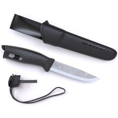 Изображение товара Нож туристический Morakniv Companion Spark Black, нержавеющая сталь, 13567