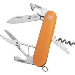 Изображение товара Перочинный нож Stinger 13 функций 90 мм с оранжевой рукоятью из нержавеющей стали
