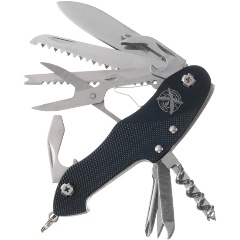 Изображение товара Нож перочинный Stinger, 96 мм, 15 функций, материал рукояти, алюминий черный, в блистере FK-KG5011L7B