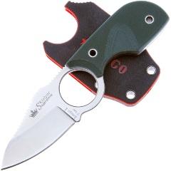 Изображение товара Нож шейный Kizlyar Supreme Amigo X (G10) D2, Satin, Green