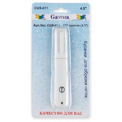 Изображение товара Ножницы GAMMA CUS-011 для ниток 113 мм с защитным колпачком