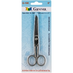 Изображение товара Хозяйственные ножницы GAMMA G-106 150 мм из инструментальной стали для ткани