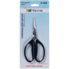 Изображение товара Ножницы GAMMA G-206 для шитья 162 мм