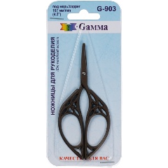 Изображение товара Ножницы GAMMA G-903 для рукоделия 107 мм под медь