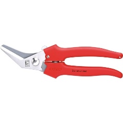 Изображение товара Комбинированные ножницы Knipex 9505185, 185 mm, для резки картона, пластмассы, алюминиевой, латунной и медной фольги
