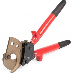 Изображение товара Ножницы секторные диэлектрические КВТ для резки проводов и кабелей 360 мм