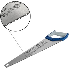 Изображение товара Ножовка по дереву КОБАЛЬТ 450 мм 7 TPI закаленный зуб двухкомпонентная рукоятка