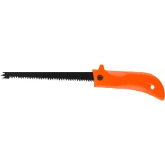 Изображение товара Ножовка ручная узкая для гипсокартона, пластиковая ручка 160 мм MOS 15372М