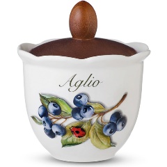 Изображение товара Емкость для чеснока NUOVA CER с крышкой Frutti di Bosco 13 см