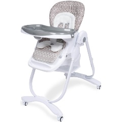Изображение товара Стульчик для кормления Nuovita Fantasia Girih, регулируемый, складываемый, с колесами