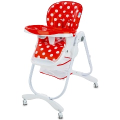 Изображение товара Стульчик для кормления Nuovita Fantasia Punto rosso Клубника со сливками