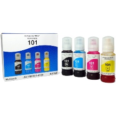 Изображение товара NV PRINT Чернила NVP 101 для принтеров Epson, набор 4 цвета по 100 мл совместимые
