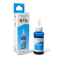 Изображение товара NV PRINT Чернила NVP T6732 (NV-C13T67324A) для аппаратов Epson (70 ml) Cyan (в коробке) совместимые