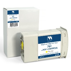Изображение товара NV PRINT Струйный картридж NVP 761 (NV-CM992A) Yellow для HP DesignJet T7100 / T7200 (400 мл) совместимый