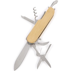 Изображение товара Мультитул-нож OASIS «Bambo» нерж. сталь, бамбук (947502)