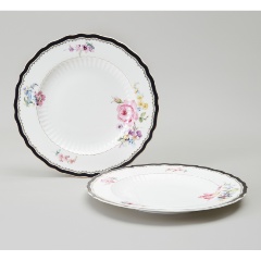 Изображение товара Набор обеденных тарелок Lefard Nostalgie 2 шт 25,5 см фарфор классика декора