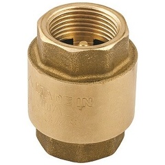 Изображение товара Обратный клапан ELSEN пружинный, универсальный, 1 1/4", ВВ, PN, бар-10, с металлическим затвором