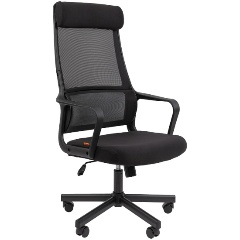 Изображение товара Офисное кресло Chairman 590 Россия черный для персонала с регулировкой высоты