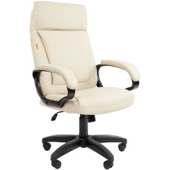 Изображение товара Кресло руководителя Chairman 794LT Россия чер.пласт экокожа светло-бежевая