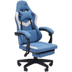 Изображение товара Геймерское кресло Chairman CH26 ткань голубо-бежевый эргономичное комфортное