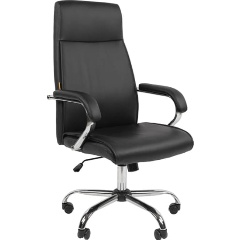 Изображение товара Офисное кресло Chairman CH425 из искусственной кожи черное для руководителя