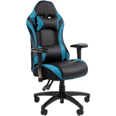 Изображение товара Кресло геймерское Chairman CH43 экокожа, черно-бирюзовый