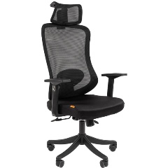 Изображение товара Кресло офисное Chairman CH563 черный пластик, черный