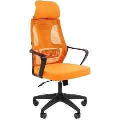 Изображение товара Кресло офисное Chairman CH636 черный пластик, оранжевый