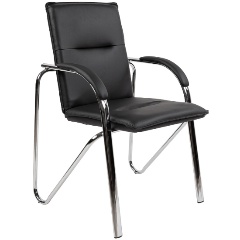 Изображение товара Кресло офисное Chairman CH851 экокожа, черный (2 шт.)