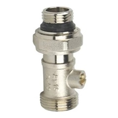 Изображение товара Узел нижнего подключения Ogint Ду 15 Ру10 1/2"x3/4", раздельный под евроконус прямой с переходниками