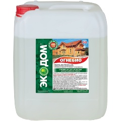 Изображение товара Огнебиозащитный состав для дерева Огнебиозащитный состав для дерева Экодом Огнебио, 10 кг