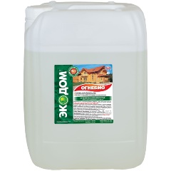 Изображение товара Огнебиозащитный состав для дерева Огнебиозащитный состав для дерева Экодом Огнебио, 20 кг