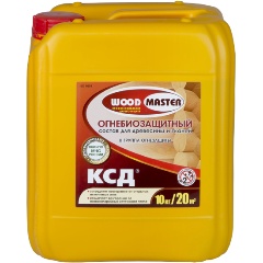 Изображение товара Огнебиозащитный состав для дерева Огнебиозащитный состав для дерева Woodmaster КСД, 10 кг