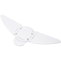 Изображение товара Ограничитель-бабочка HALSA для раздвижного окна и стеклянных дверей белый 164x58 мм