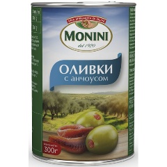 Изображение товара Оливки Monini с анчоусом 300 г