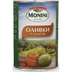 Изображение товара Оливки Monini с семгой 300 г