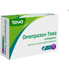 Изображение товара Лекарственное средство Омепразол-тева TEVA капс. кш/раств 20мг №28